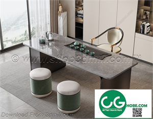 Tea Room 22 3D Model